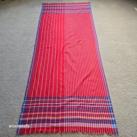 Brooks Brothers Accessories - Brooks Brothers Cotton Scarf Lightweight RED
